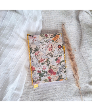 Carnet en tissu OLD FLOWERS