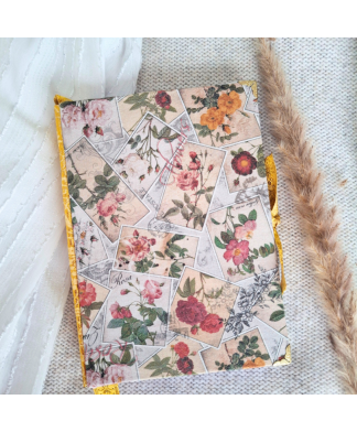 Carnet en tissu OLD FLOWERS