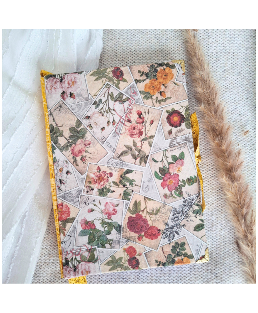 Carnet en tissu OLD FLOWERS