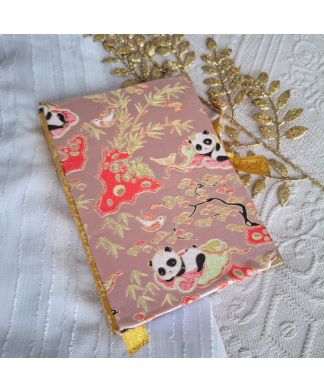 Carnet en tissu PANDA