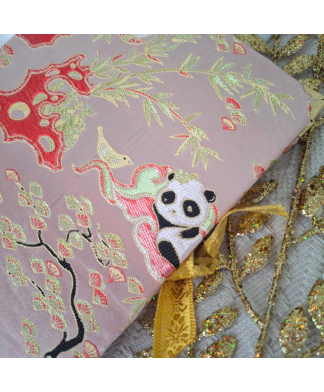 Carnet en tissu PANDA