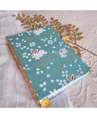 Carnet en tissu LAPIN