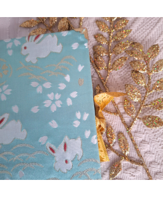 Carnet en tissu LAPIN