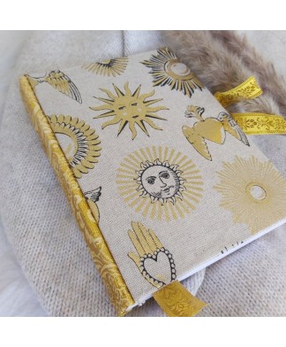 Carnet en tissu SOLEIL