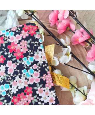 Carnet en tissu SAKURA