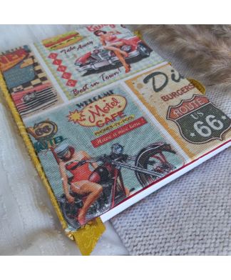 Carnet en tissu AMERICAN DINER