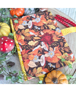 Carnet en tissu ECUREUILS