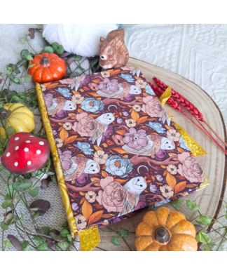 Carnet en tissu MAGIC OWL