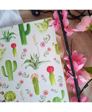 Carnet spirale CACTUS